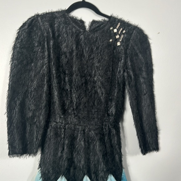 Dance Dress Crew Neck Tulle Skirt Long Sleeve size S-M - Picture 3 of 13